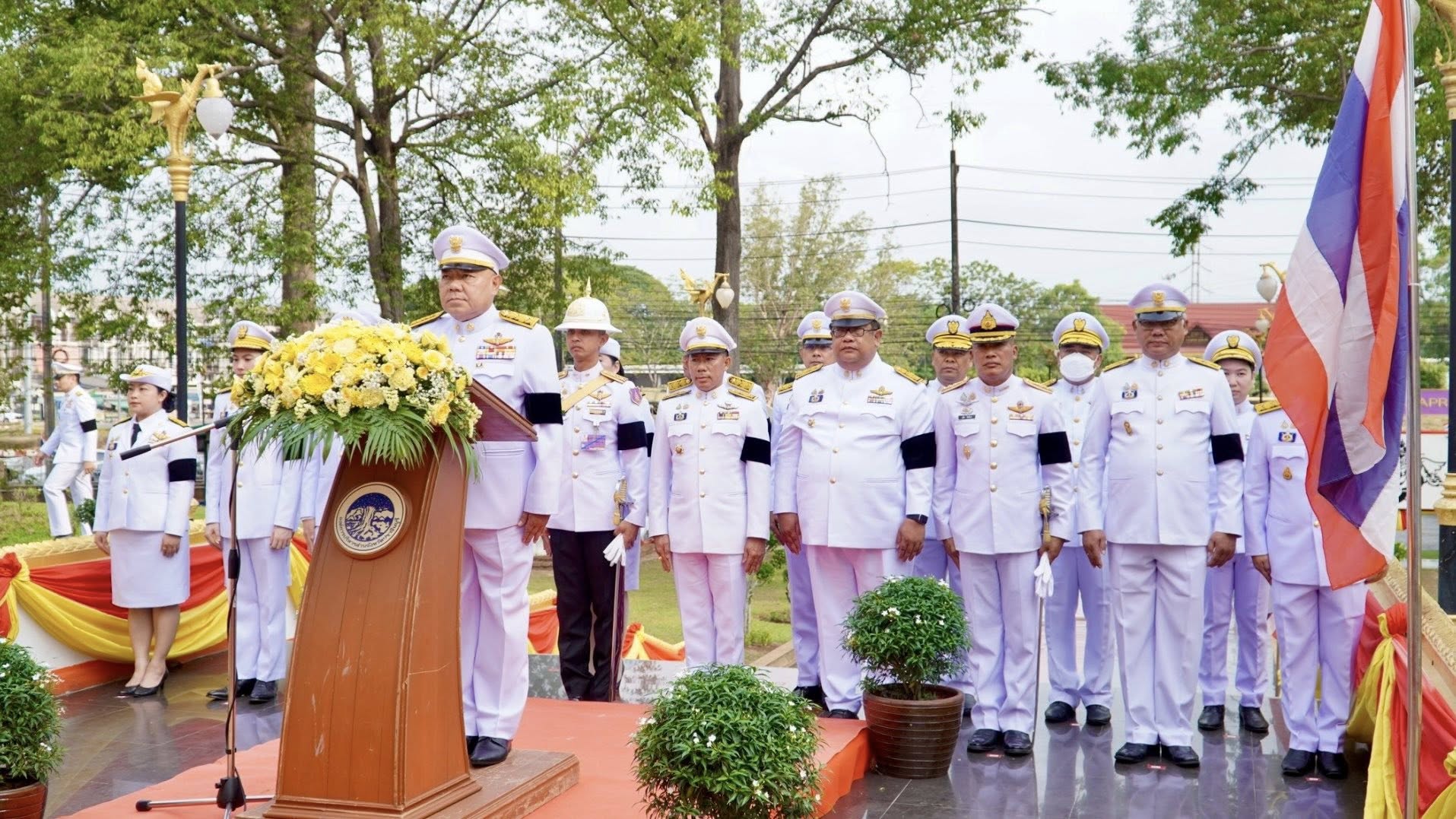 title - วันที่ 25 เมษายน 2569 นายวิทูล ประดิษฐบุญ ปฏิรูปที่ดินจังหวัดปราจีนบุรี มอบหมายให้ ข้าราชการ พนักงานราชการ และ เจ้าหน้าที่ ส.ป.ก.ปราจีนบุรี เข้าร่วมพิธี วันคล้ายวันสวรรคตสมเด็จพระนเรศวรมหาราช